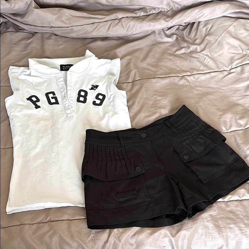 🏌🏼‍♀️Pearly Gates top & short set